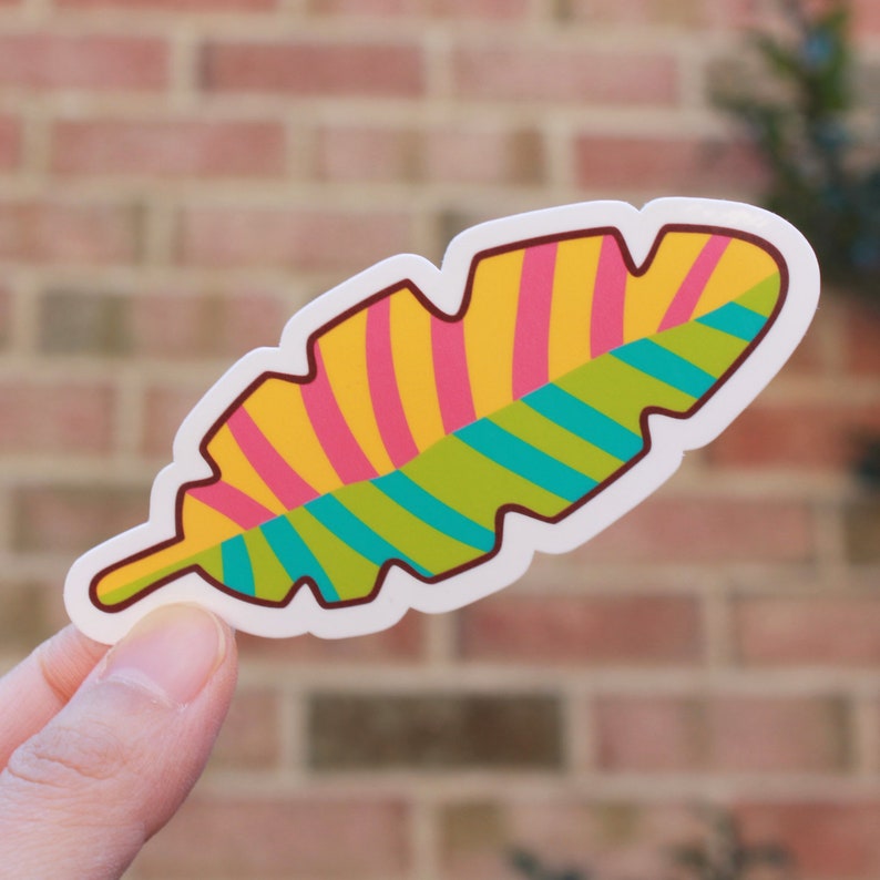 Ipad Sticker Sticker Collection Aztec Leaf Die Cut Weatherproof Sticker Tumbler Stickers Laptop Sticker Water Bottle Sticker