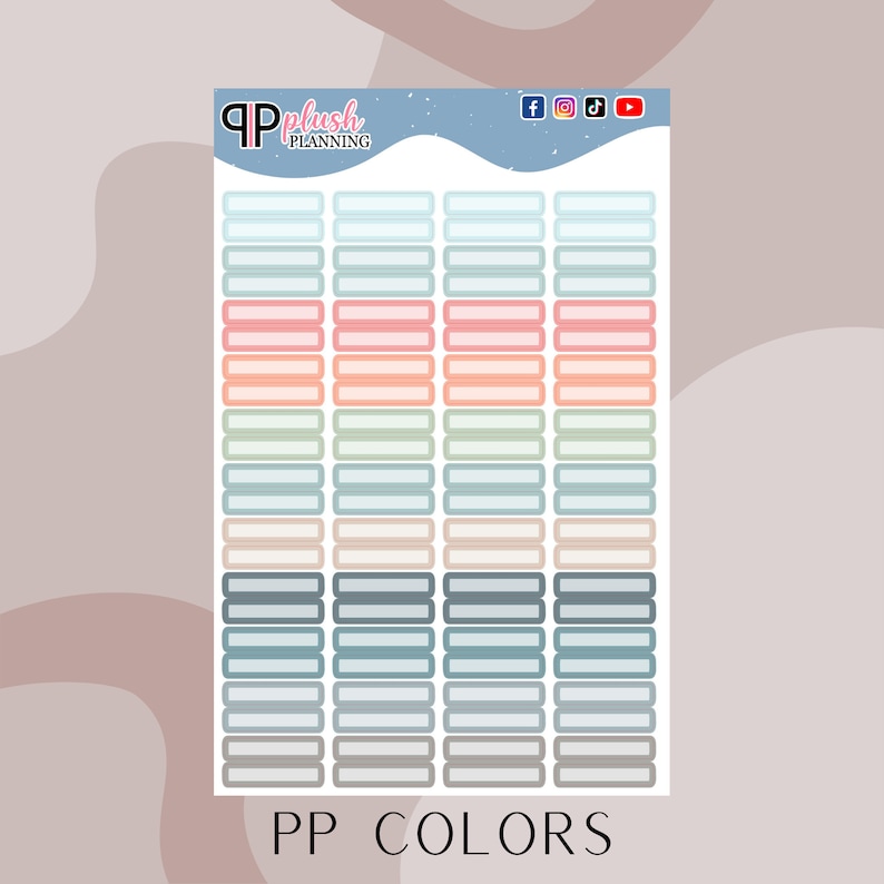 EC Quarter Box - EC OTG Petite Planner Stickers - Etsy