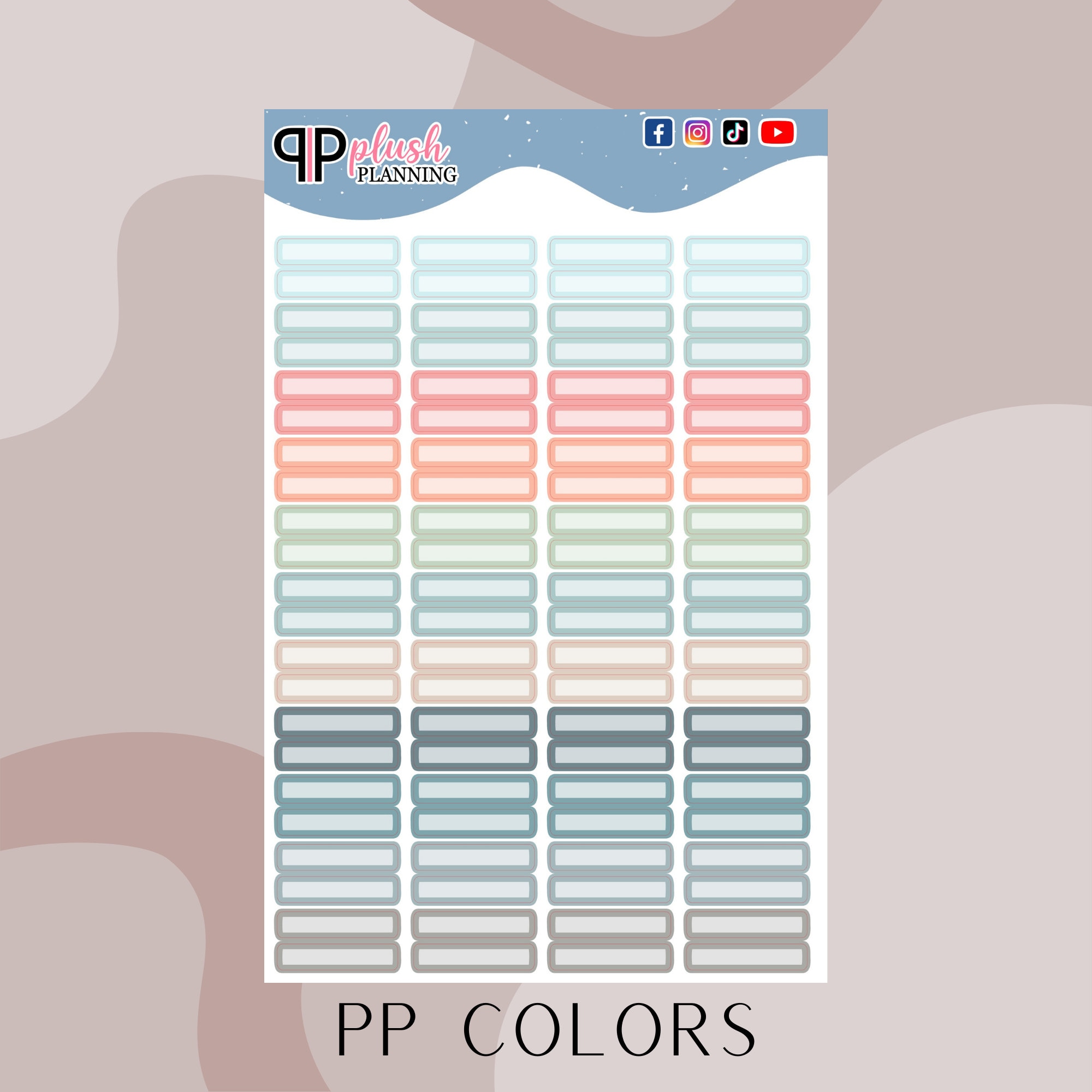 EC Quarter Box - EC OTG Petite Planner Stickers - Etsy