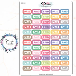 PAID Script ROUND CORNERS Planner Stickers