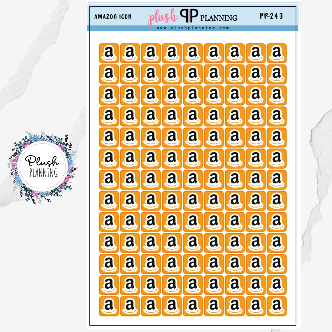 Amazon Icon Label Planner Stickers, Amazon Listing Sales or Buying ...