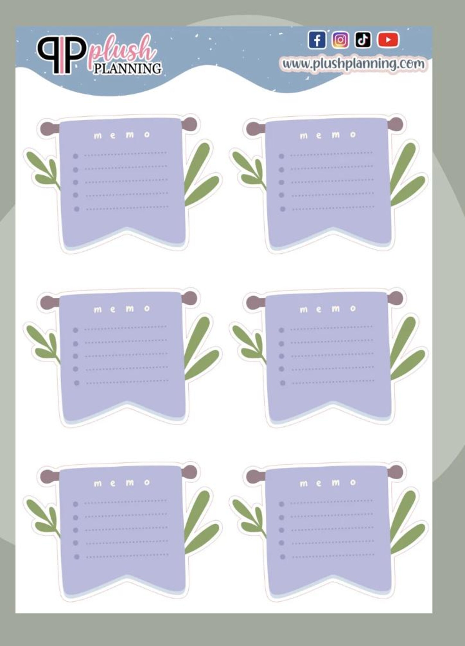 Memo Bullet Form Lined Box Kawaii Deco Scrapbooking Planner Stickers - Etsy