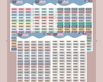 Payday Flags Tracker Planner Stickers