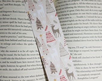 Holiday Neutral Design Bookmark, Rounded Corners