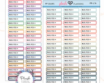 Mani/Pedi Appt-tracker plannerstickers, manicure, pedicure