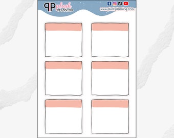 Big Box Deco Journaling Stickers, Removable Matte Planner Stickers