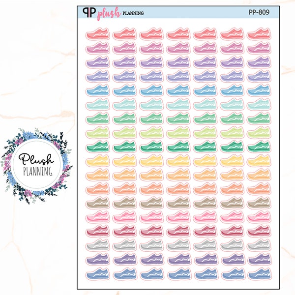Running / Walking Shoes Planner Stickers