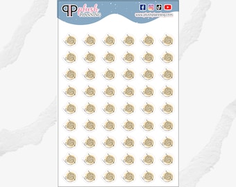 Knitting Icon Planner Stickers, Clip Art, Removable Matte