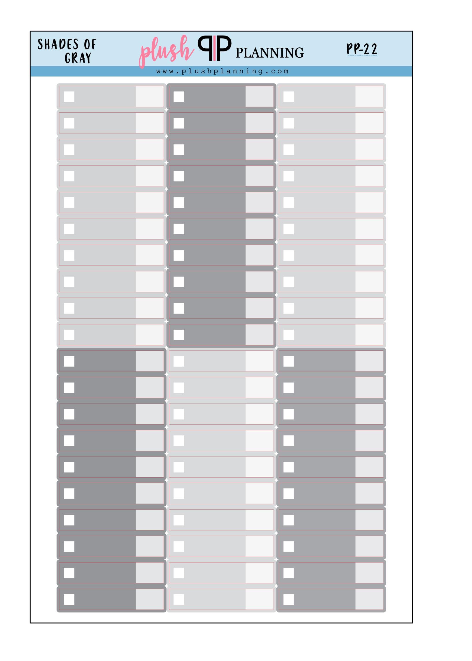 Budget Label With Checklist Tracker Planner Stickers, Pick A Color - Etsy