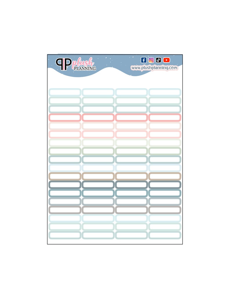 Month Quarter Box Planner Stickers, Erin Condren Petite Planner ...