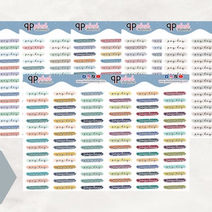 Pay Day - Highlighted Script Planner Stickers, Plush Planning
