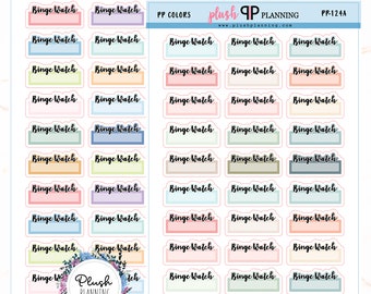 Binge Watch Script Box Planner Stickers