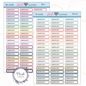 Chiropractor Tracker Planner Stickers