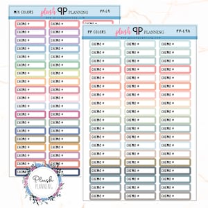 Chemo Appt Tracker Planner Stickers