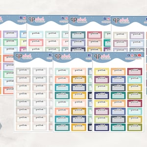 Beschrijfbaar dankbaarheidsscript met gearceerde box tracker plannerstickers, pluche planning