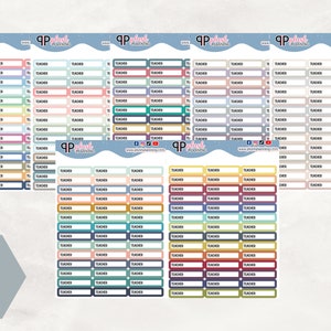 Teacher Label Tracker Planner Stickers, Class Schedule, Teacher Schedule Tracker, Functional Planner Stickers, Pick A Color