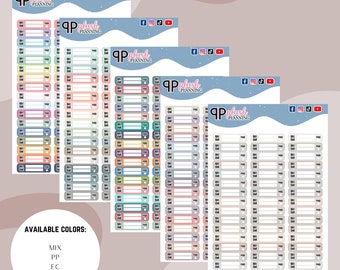 Bill Due Planner Stickers