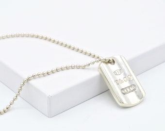Tiffany Dog Tag - Etsy