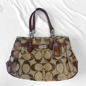Y2K 00s Coach Chelsea Signature Jayden Carryall Satchel Shoulder