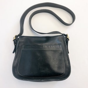 Vintage Coach 9126 Legacy Black Leather Crossbody Bag, Genuine Leather ...