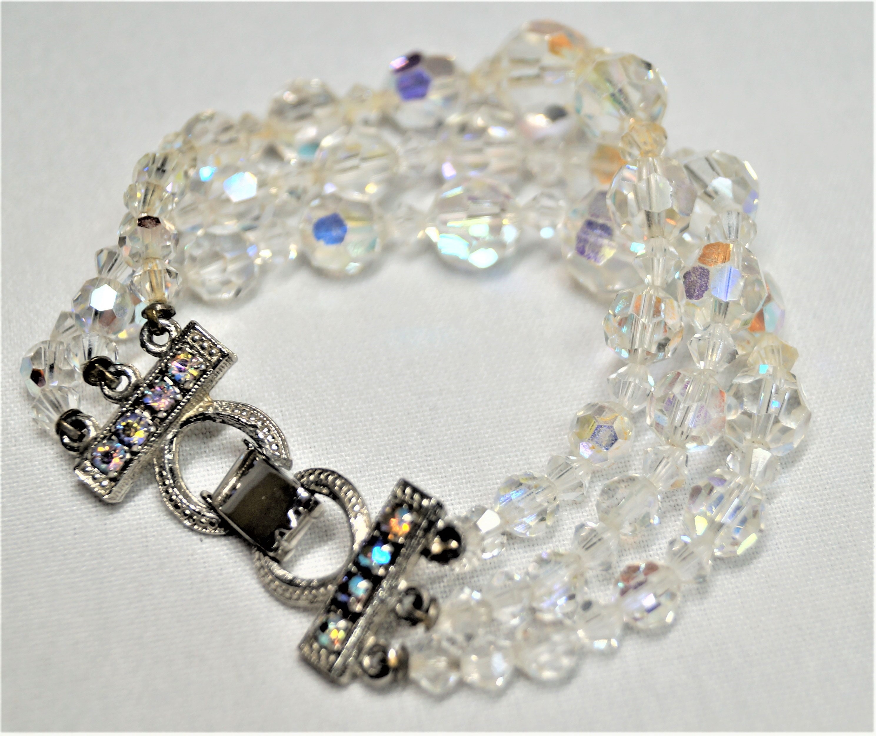 Vintage Austrian Crystal Jewelry Set Matching Necklace & Etsy