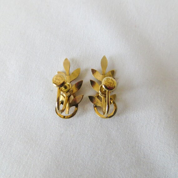 Vintage VAN DELL 12k Gold Filled Necklace and Ear… - image 3