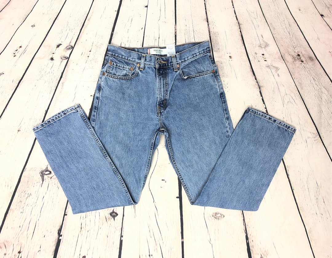 Vintage 1990s, Levi's Jeans, 505 Regular Fit, Sz 33x32, MEDIUM Wash ...