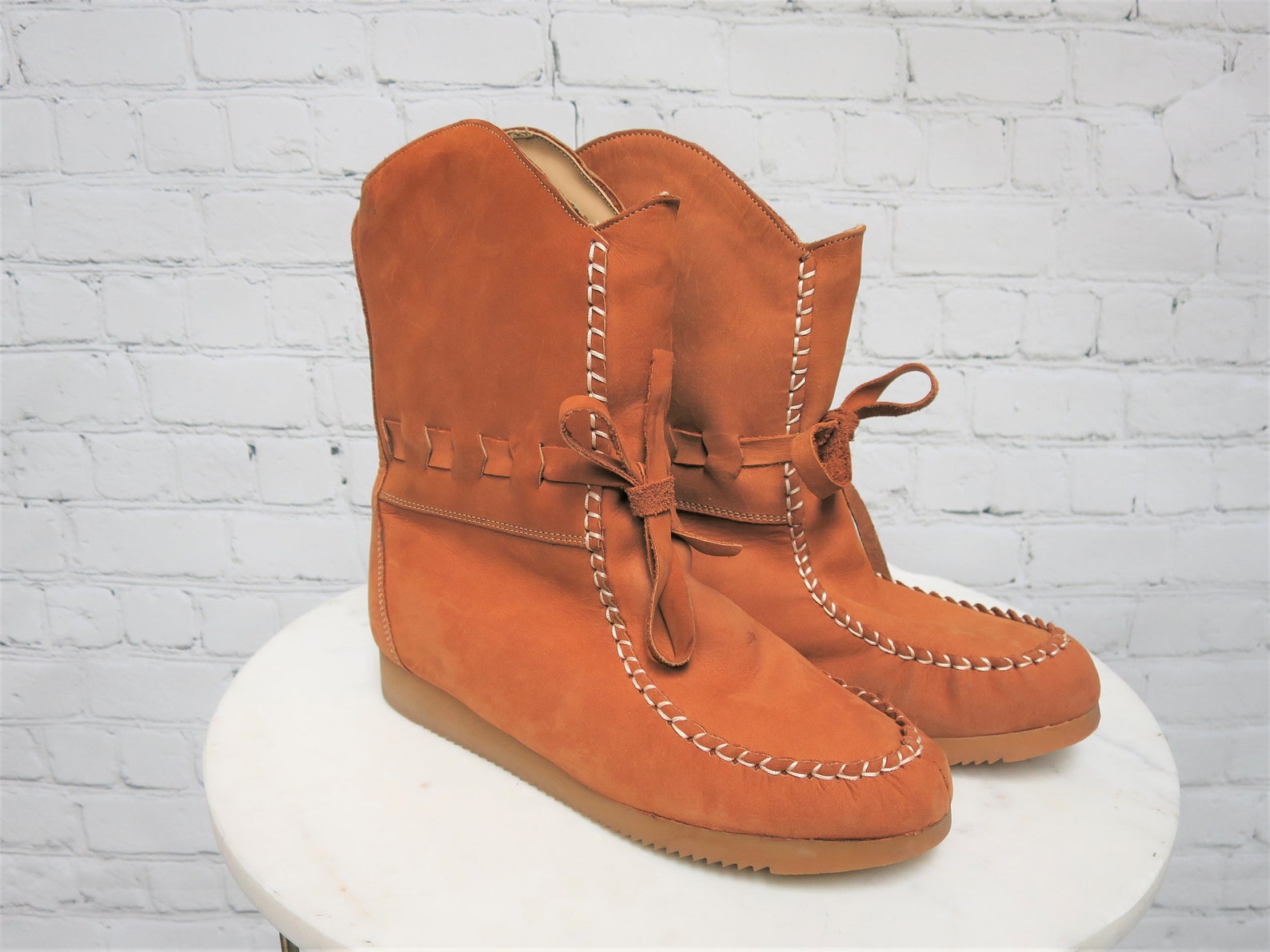 Vintage Romanian Boots Duck Feet Boots Leather Moccasin Etsy