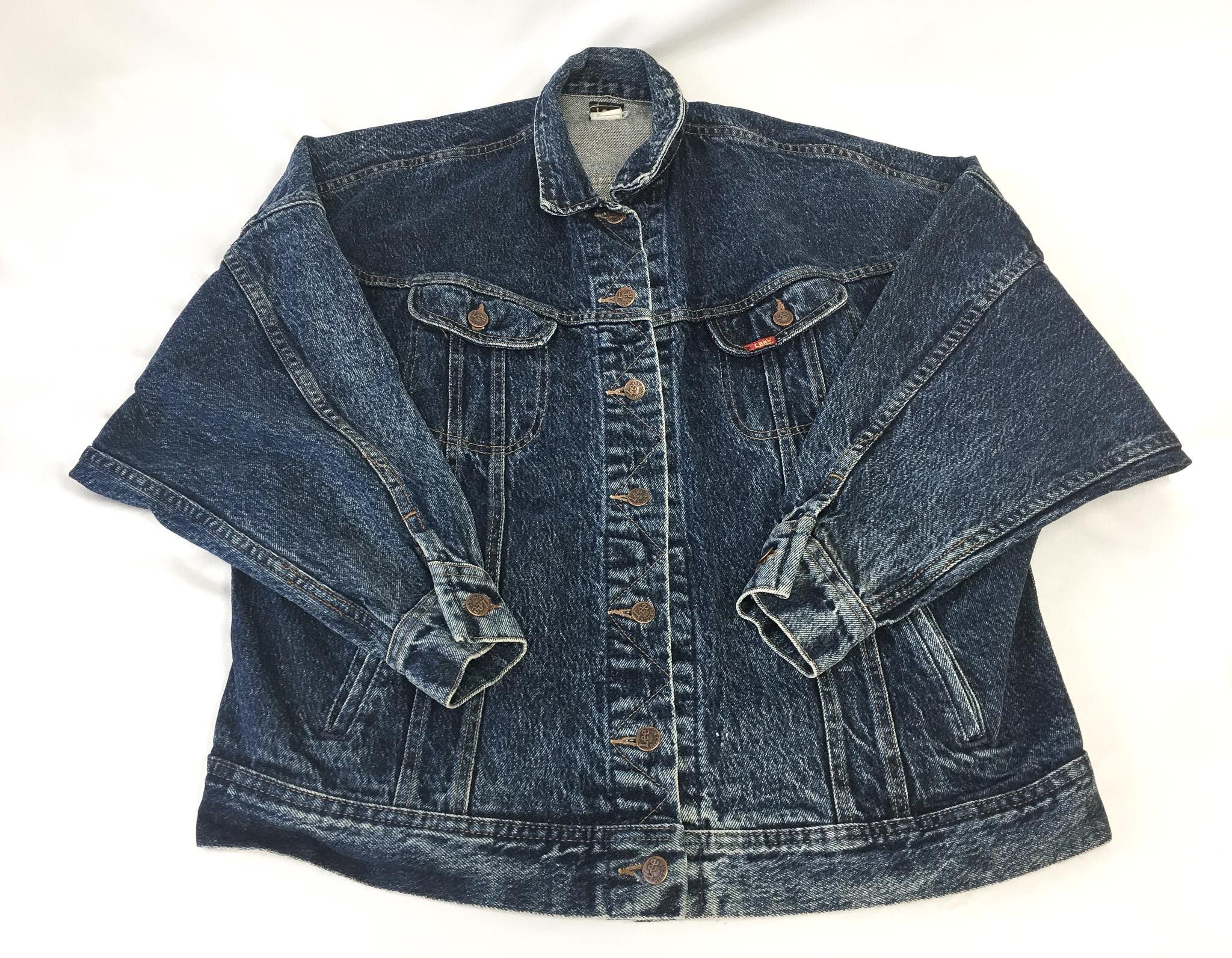 90s Denim Jacket - Etsy