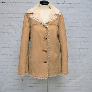 Vintage Ameri Mode Faux Fur Suede Winter Coat EXCELLENT | Etsy