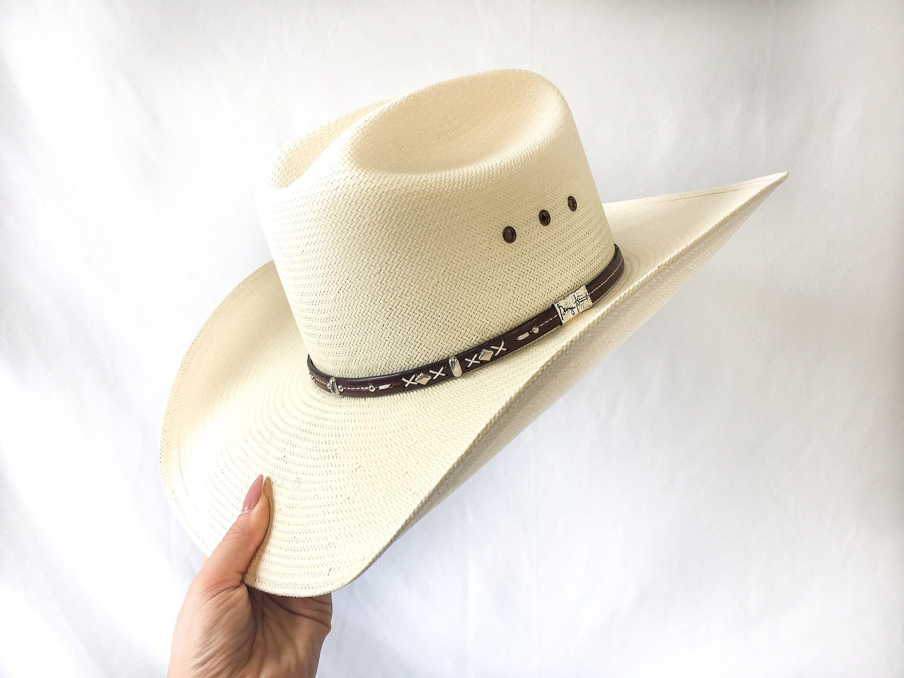 Vintage Resistol X George Strait 10X Shantung Cream/off Vintage Resistol X George Strait 10X Shantung Cream/off