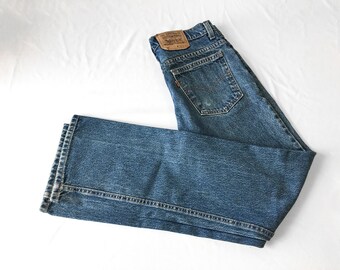 Vintage 70s Orange Tab Levi's 517 Medium Wash Denim Jeans, Sz. 32 x 32