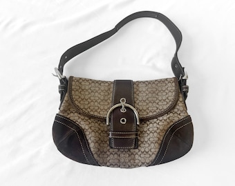 COACH Gold Optic Y2K Soho Baguette - Etsy