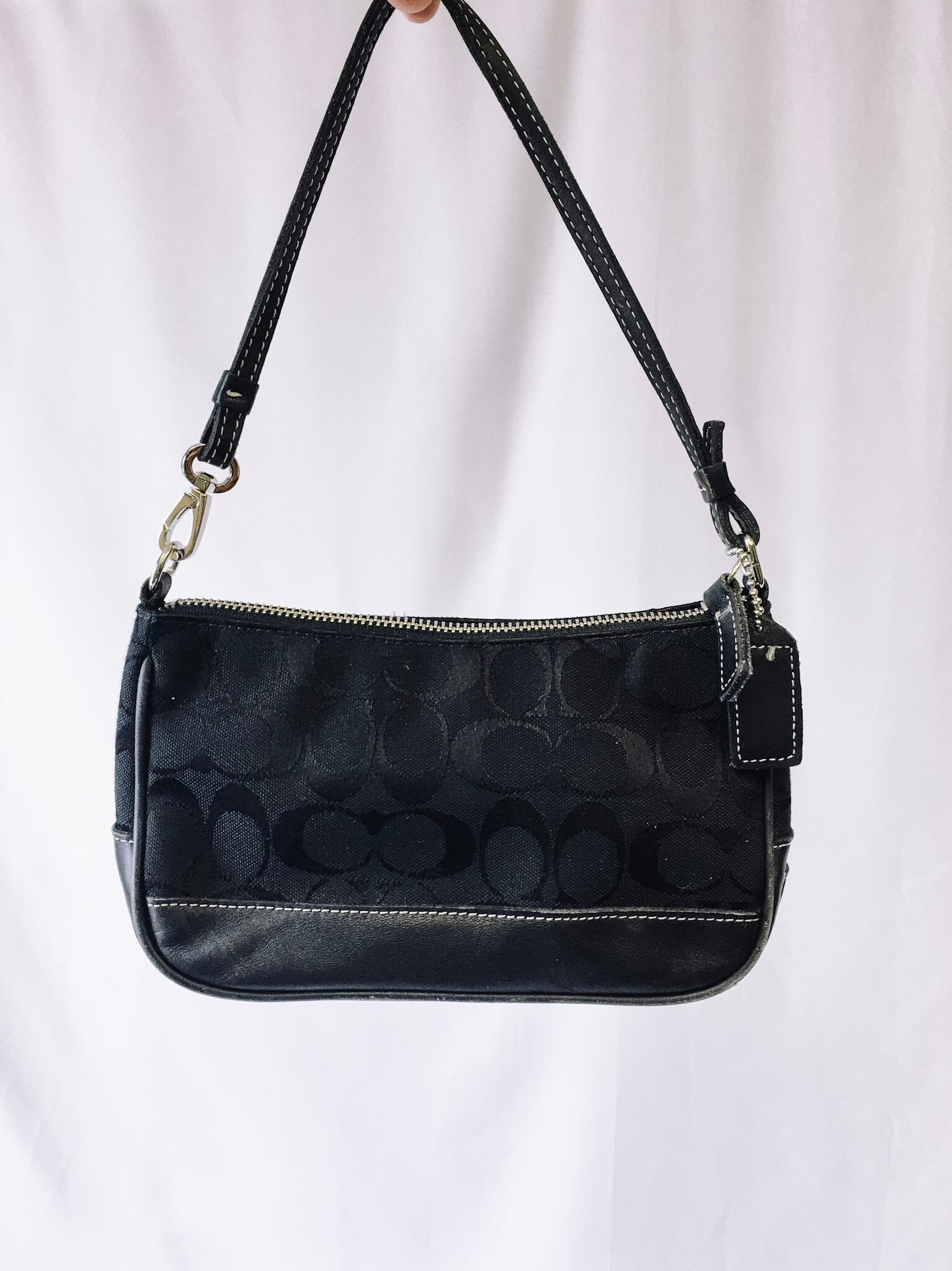 coach mini shoulder bag black