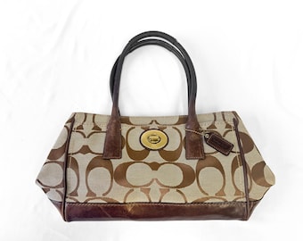 Y2K Coach Holiday Gallery Patchwork Shoulder Tote Bag, Style
