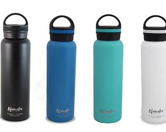 Garrafa de boca larga de aço inoxidável de 21 onças - Personalize com gravação gratuita