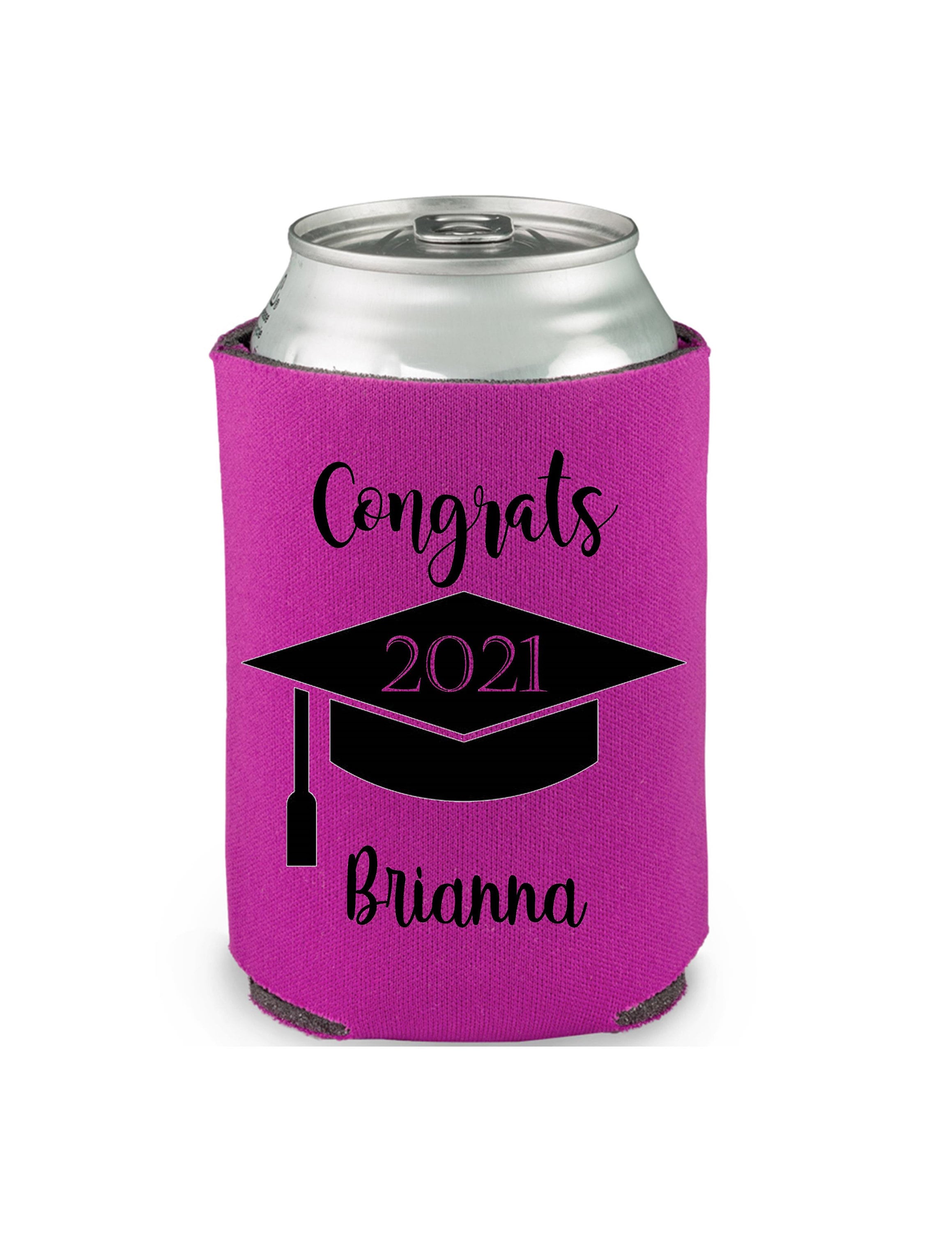 Graduation Koozie Custom Graduation Coozie Personalized Etsy