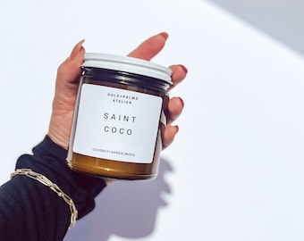 CANDLES Amber Jar Warm Collection Smoke Spice and Everything Nice Fall Candle Decor Coworker Gift Candle for Friends Soy Wax Candle