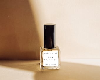 SANTAL and CARDAMOM Perfume Gender Neutral Fragrance Sandalwood Amber “Blk Santal”