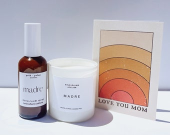 MADRE GIFT SET for Mom Candle New Mom Gift Mothers Day Box Set