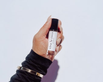 COCONUT + VANILLA AMBER Perfume Oil, Roll On Coconut Perfume Oil Summer Scent Fragrance for Women Gift for Her "Viva La Coco"