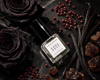 Rose Perfume ROSE + PINK PEPPER Dark Rose Perfume Fragrance Spray Sexy Rose Scent Creamy Rose Perfume Rose Lover Gift for Perfume Lover