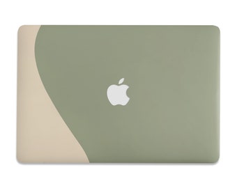 UNIK CASE-Frosted Coating Rubberized Hard Case for Macbook 13" Air-Green 