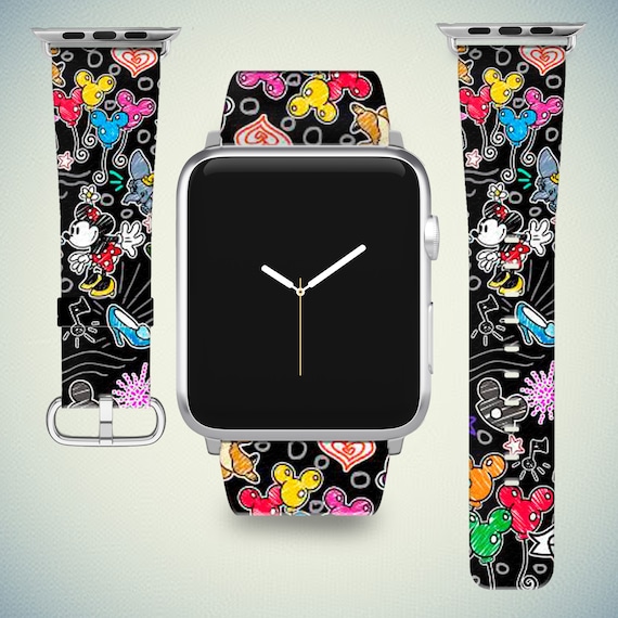 Minnie Mouse apple Watch band Series 1 2 3 4 5 6 Mickey Mouse Etsy