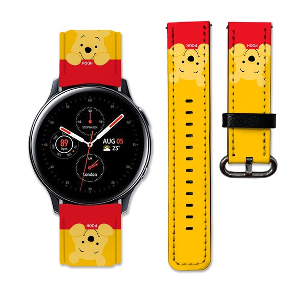 Winnie The Pooh Galaxy Watch 3 4 5 Pro Band Bear Active 2 40mm Etsy