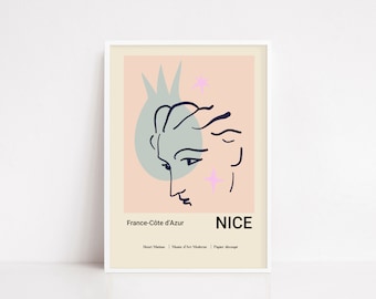 Matisse print | Matisse poster | Matisse exhibition poster print | Matisse cut outs | Henri Matisse