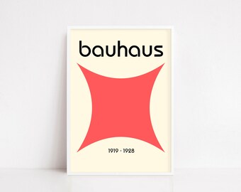 Bauhaus poster | bauhaus print | bauhaus art | bauhaus movement | bauhaus exhibition | bauhaus wall art