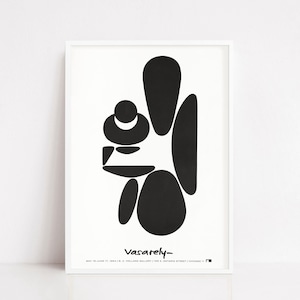 Victor Vasarely print | vintage exhibition poster | art poster