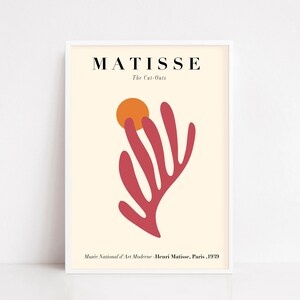 Matisse poster | Matisse print | Matisse exhibition poster | Matisse leaf | Matisse wall art
