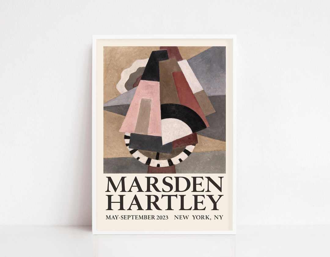 Marsden Hartley Abstract Art Print Poster Modern Geometric Wall Art ...